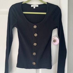Long sleeve black shirt